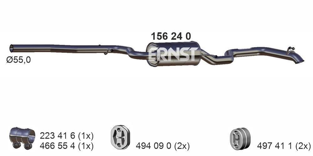 Toba esapament finala ERNST 156240