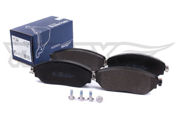 Levně Sada brzdových destiček, kotoučová brzda TOMEX Brakes 17-04