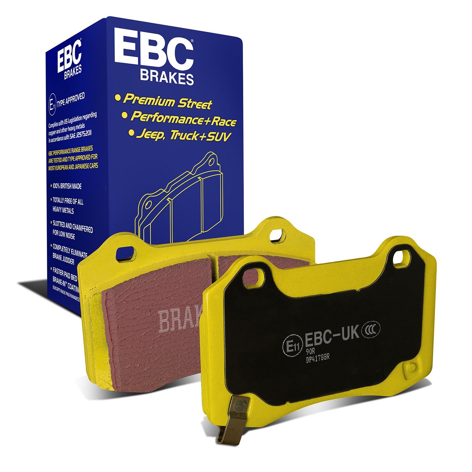 set placute frana,frana disc EBC DP41788R