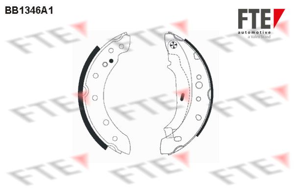 Zestaw szczęk hamulcowych FTE BB1346A1
