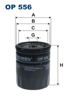 Olejový filtr FILTRON OP 556