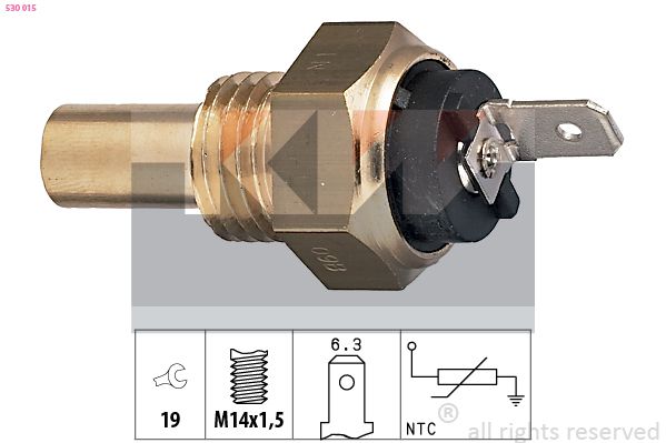 Czujnik, temperatura płynu chłodzącego KW 530 015