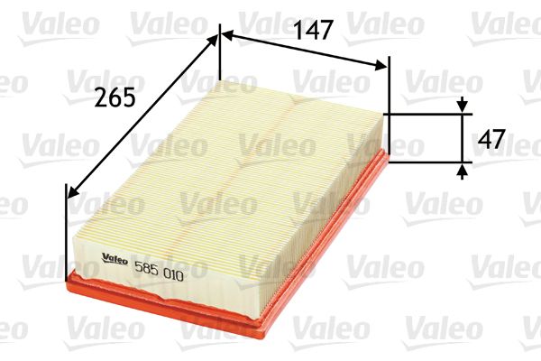 Vzduchový filtr VALEO 585010
