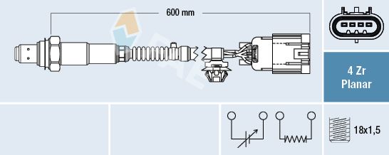 Sonda lambda FAE 77656