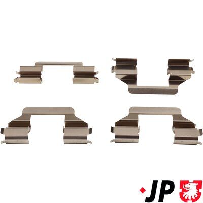 Set accesorii, placute frana JP Group 4164003210