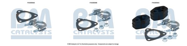 Zestaw montażowy, rura wydechowa BM CATALYSTS FK50056