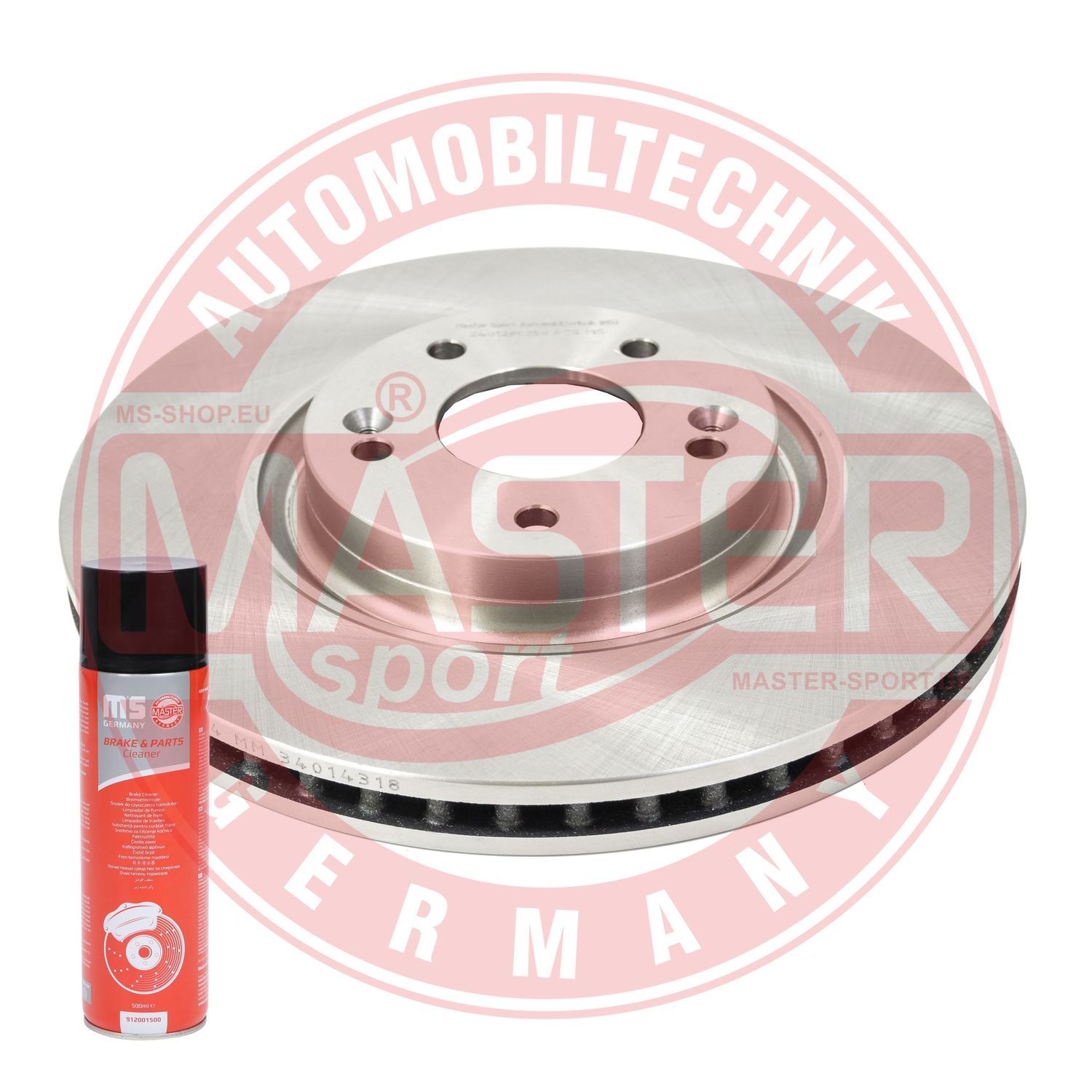 Tarcza hamulcowa MASTER-SPORT GERMANY 24012802581-PCS-MSP