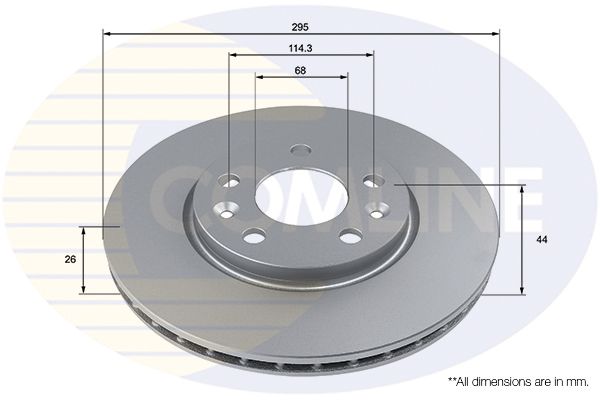 Tarcza hamulcowa COMLINE ADC5007V