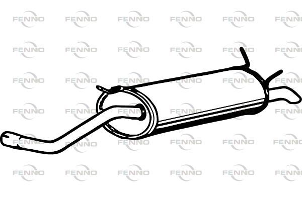 Tłumik końcowy FENNO P5109