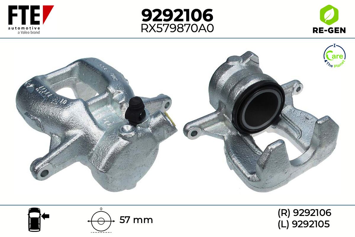 Etrier frana FTE 9292106