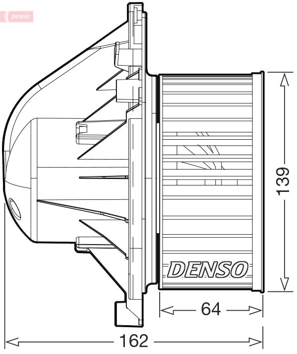 Wentylator wewnętrzny DENSO DEA05011