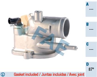Termostat, środek chłodzący FAE 5349687
