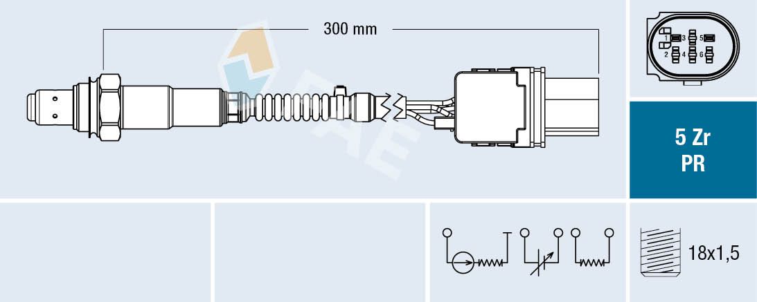 Sonda lambda FAE 75143