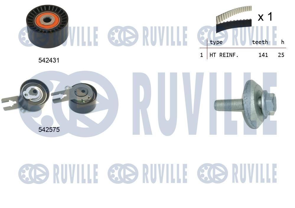 Zestaw paska rozrządu RUVILLE 550380