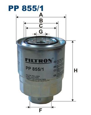 Palivový filtr FILTRON PP 855/1
