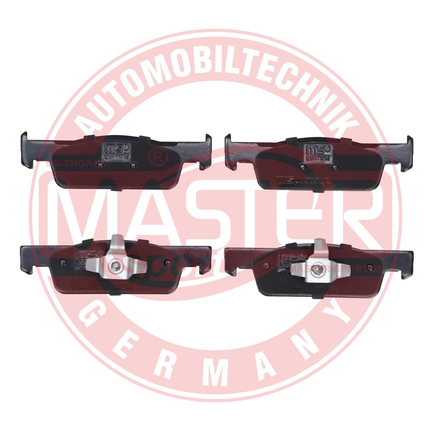 Zestaw klocków hamulcowych, hamulce tarczowe MASTER-SPORT GERMANY 13046072982N-SET-MS