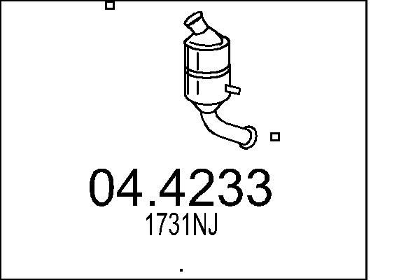 Katalizator MTS 04.4233