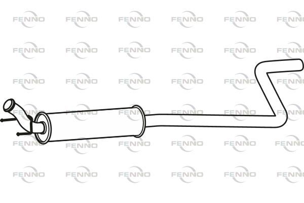 Tłumik środkowy FENNO P17025