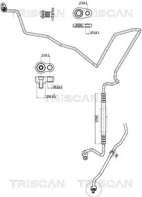 Трубопровод высокого / низкого давления, кондиционер