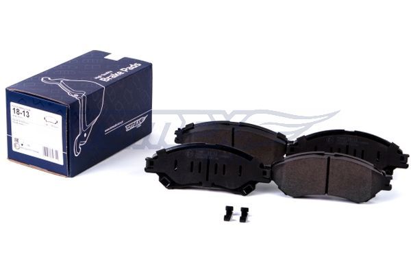 Levně Sada brzdových destiček, kotoučová brzda TOMEX Brakes 18-13