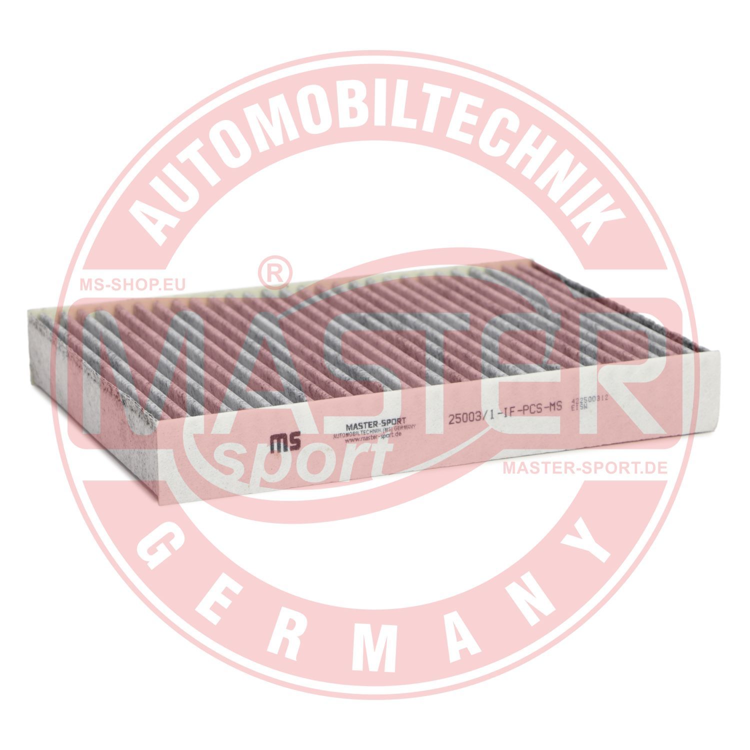 Filtr, wentylacja przestrzeni pasażerskiej MASTER-SPORT GERMANY 25003/1-IF-PCS-MS