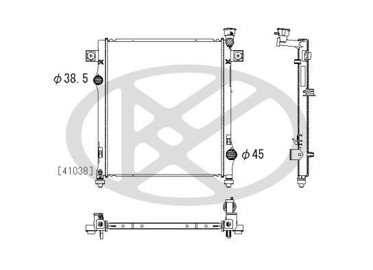 Radiator, racire motor KOYORAD PL332592