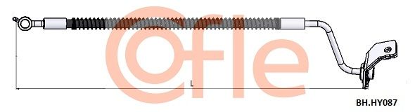 Przewód hamulcowy elastyczny COFLE 92.BH.HY087