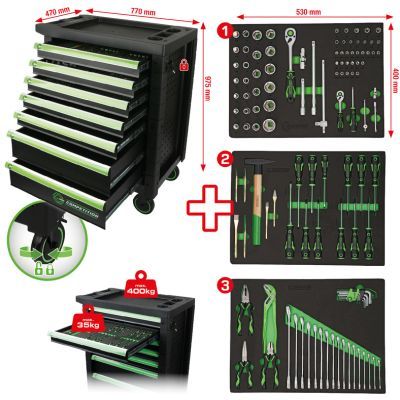 Carucior cu scule KS TOOLS 512.3119