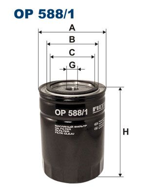 Olejový filtr FILTRON OP 588/1
