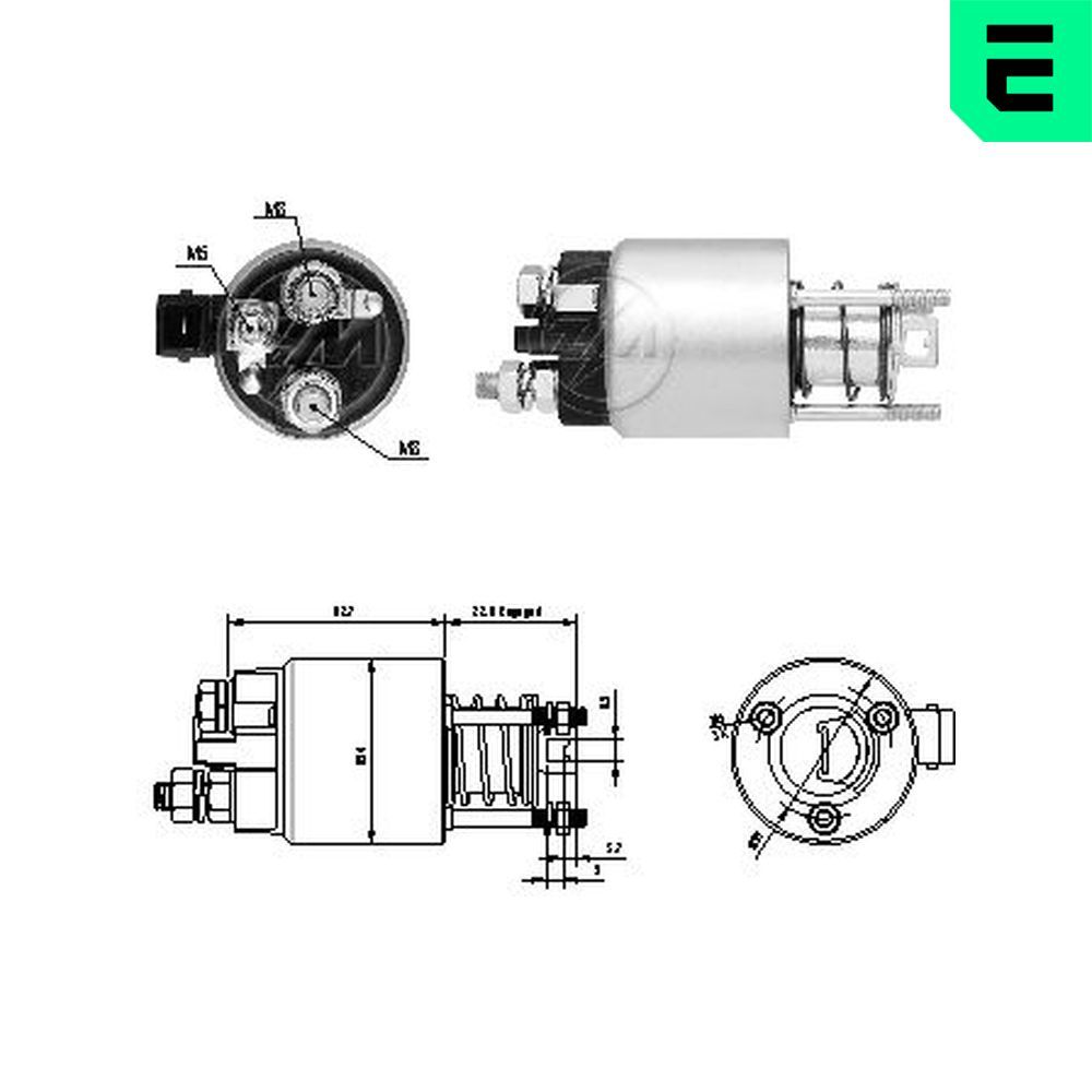 Solenoid, electromotor ERA ZM1396