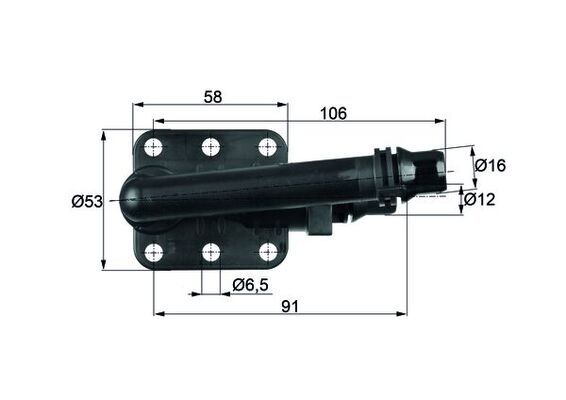 Termostat chladenia oleja MAHLE TO 5 82