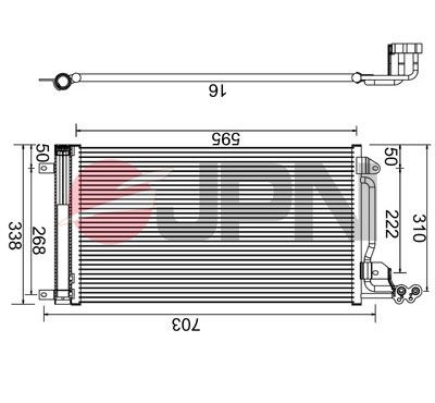 E-shop Kondenzátor klimatizácie JPN 60C9144-JPN