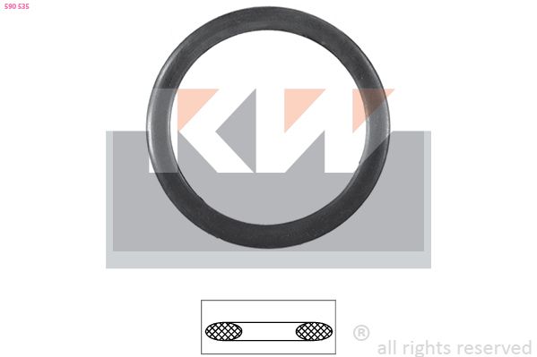 Uszczelka, termostat KW 590 535