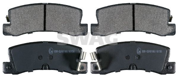 Sada brzdových destiček, kotoučová brzda SWAG 81 91 6580