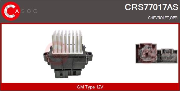 Odpor, vnitřní tlakový ventilátor CASCO CRS77017AS