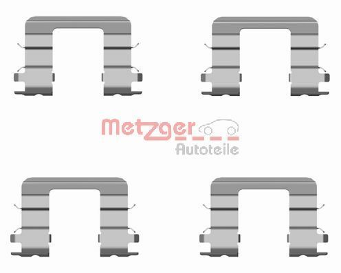 Set accesorii, placute frana METZGER 109-1696