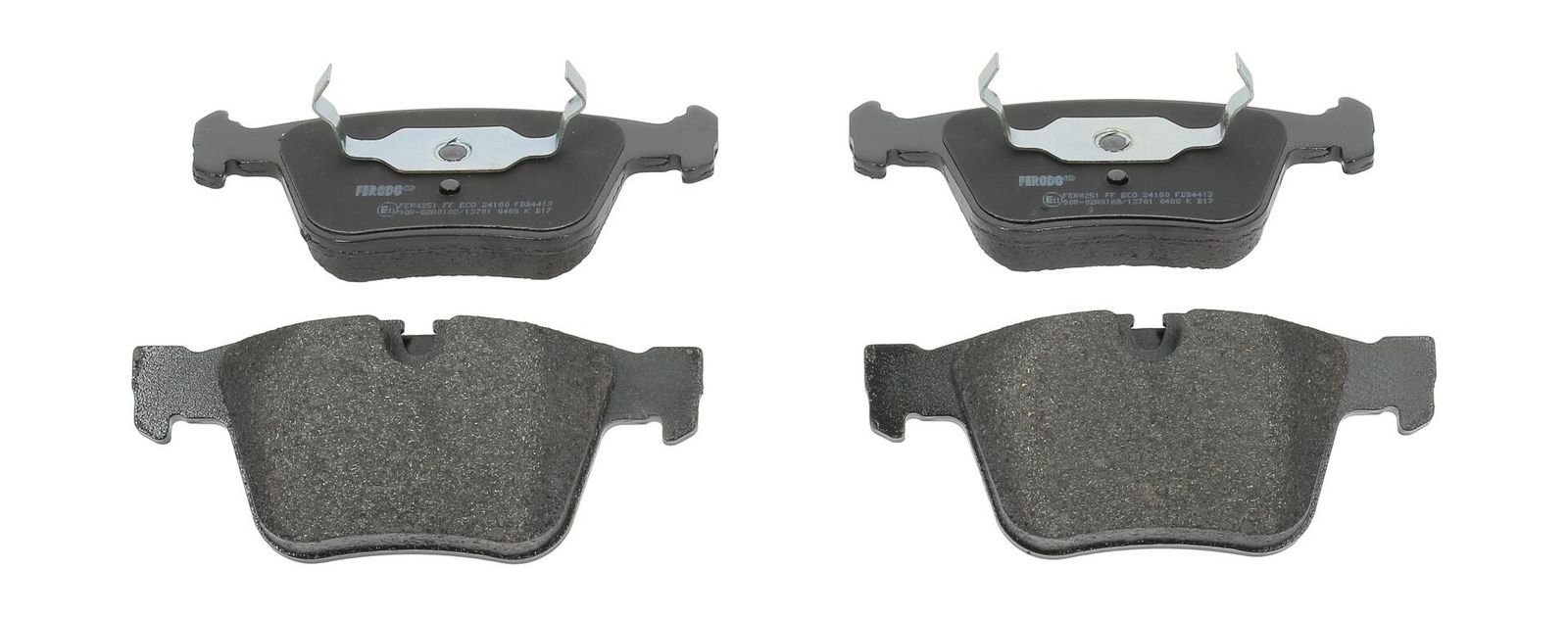 set placute frana,frana disc FERODO PREMIER ECO FRICTION FDB4413