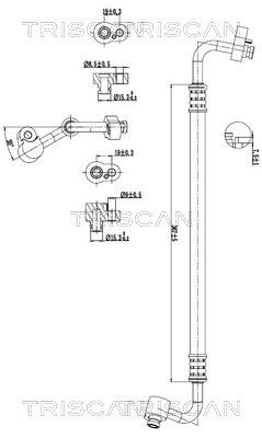 conducta presiune variabila,aer conditionat TRISCAN 9010 29087