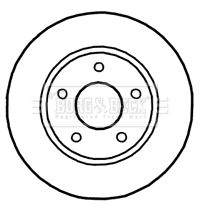 Tarcza hamulcowa BORG & BECK BBD4752