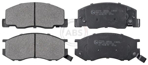 Sada brzdových destiček, kotoučová brzda A.B.S. 37399