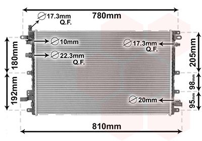 Radiateur, batterie de traction