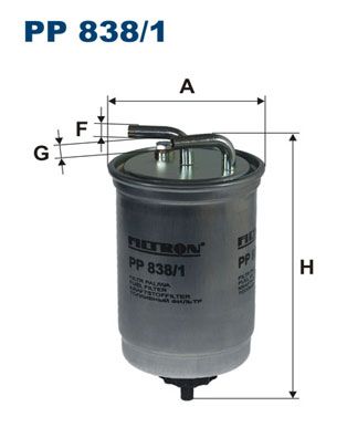 Palivový filtr FILTRON PP 838/1