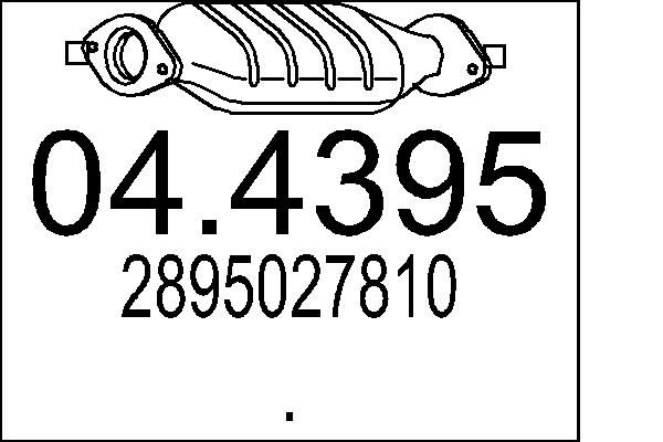 Katalizator MTS 04.4395