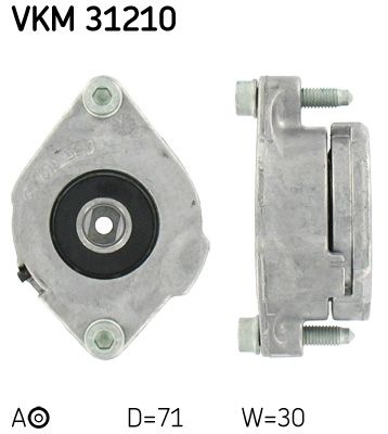 Napínacia kladka rebrovaného klinového remeňa SKF VKM 31210