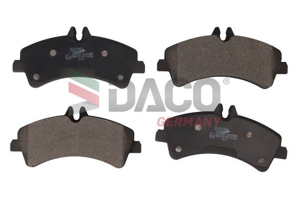 Zestaw klocków hamulcowych, hamulce tarczowe DACO GERMANY 323363