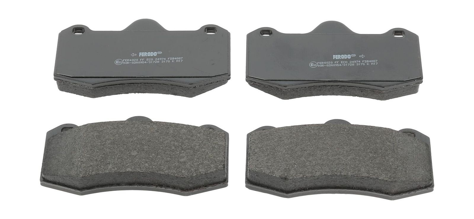 set placute frana,frana disc FERODO FDB4887