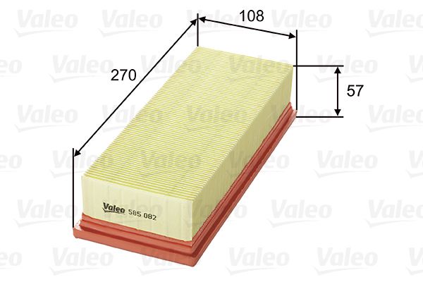 Vzduchový filter VALEO 585082