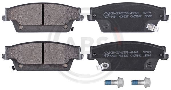 Zestaw klocków hamulcowych, hamulce tarczowe A.B.S. 37571