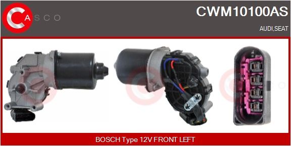 Levně Motor stěračů CASCO CWM10100AS