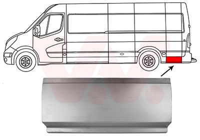 Panou lateral VAN WEZEL 4399143